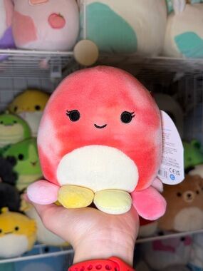Squishmallows Squishmallow Orzella the Red Tie-Dyed Octopus 5" Stuffed Plush